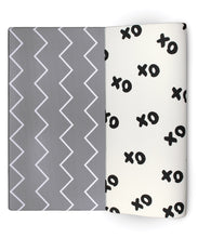 Load image into Gallery viewer, XoXo Zig Zag Luxe Foam Kids Play Mat | Cream &amp; Black | LARGE
