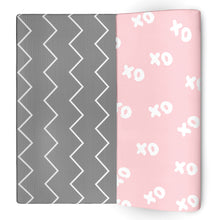 Load image into Gallery viewer, XoXo Zig Zag Luxe Foam Kids Play Mat | Cream &amp; Black | MEDIUM
